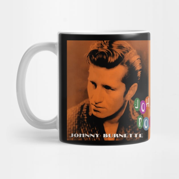 Johnny's Jive Jams Burnette's Rockabilly Rhythms Graphic Tee Series by ElenaBerryDesigns